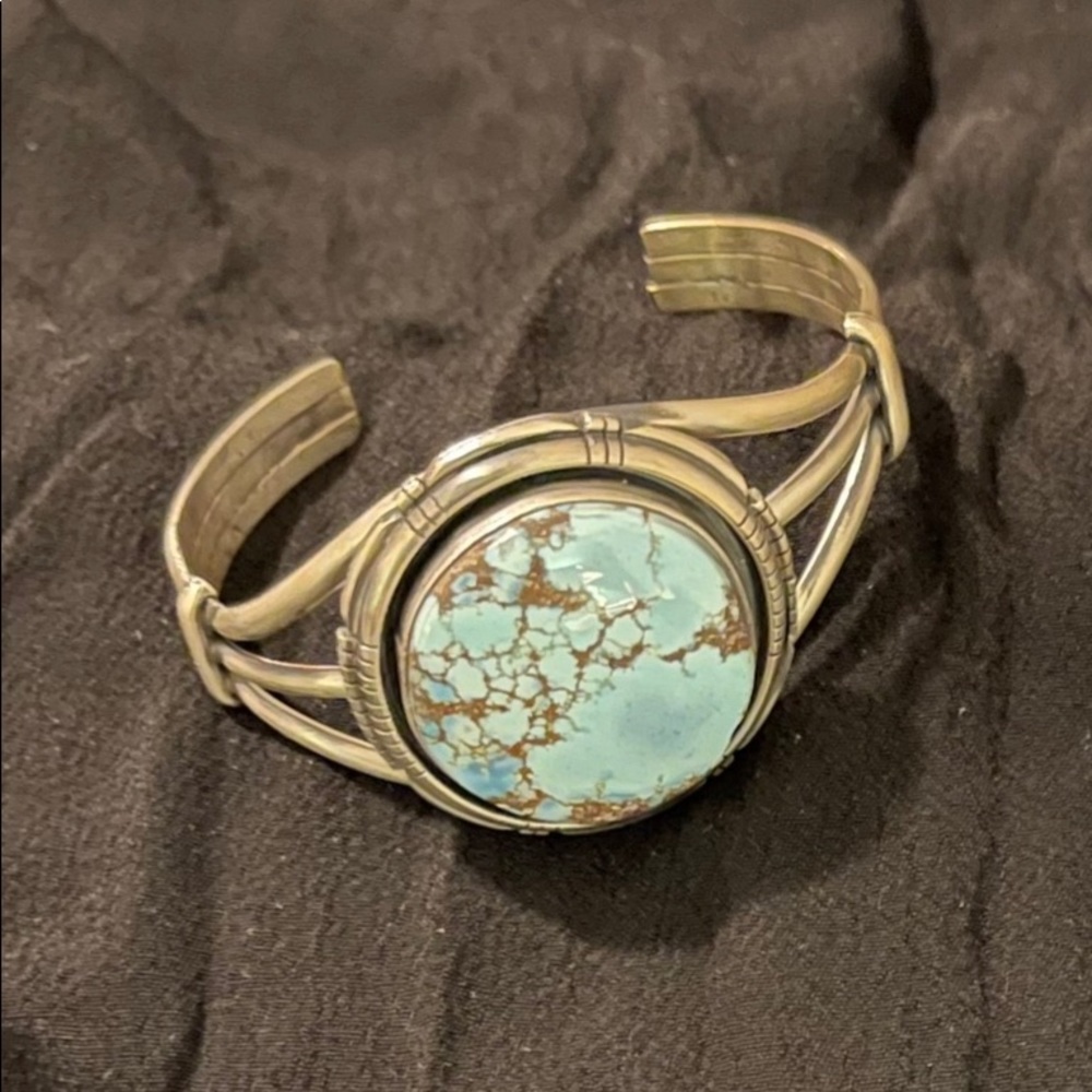 Beautiful Golden Hills sterling silver cuff.